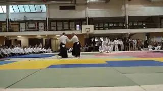 Balogh Gábor (4. dan) aikido bemutatója a szegedi MKDE edzőtáborban