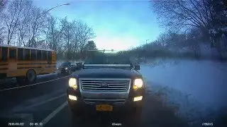 Getting flashed by LED windshield strip