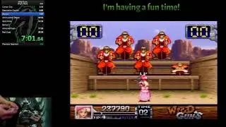 Wild Guns (SNES) Hard - Speedrun in 20:31