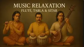 Mind Relaxing Flute Tabla and Sitar Compilation 15 | Hindustani Instrumental Music