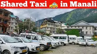 How To book Shared Taxi 🚖 in Manali, himachal pradesh.