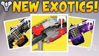 Destiny: NEW EXOTIC WEAPONS! How To Get Icebreaker Year 3, Nova Mortis & Abaddon (The Dawning)
