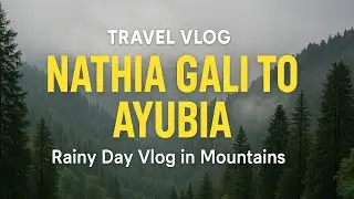 Nathia Gali to Ayubia in Heavy Rain 🌧️ | Most Beautiful Hill Drive of Pakistan