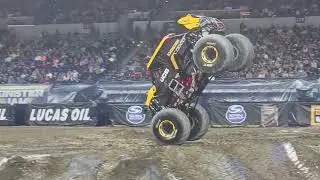 Monster Jam Indianapolis 2024 JCB Digatron freestyle