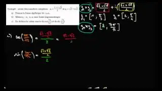 Ex 6 : 3/valeurs exactes de cos(7pi/12) et sin(7pi/12)