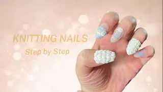 Knitting Nails Tutorial | Easy 3D Sweater Nail Art for Winter