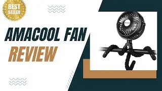 Best stroller fan on Amazon: AMACOOL BATTERY OPERATED TRIPOD STROLLER FAN UNBOXING AND REVIEW