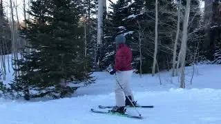 Ashton on Paradise Ski Run Navajo Mountain