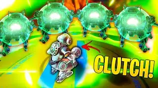 INSANE LAST SECOND CLUTCH SAVE..! - Overwatch Moments Montage