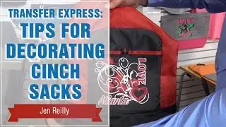 Tips for Heat Printing Cinch Sacks | Transfer Express