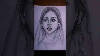 Drawing show the emotions of women || pencil sketch of a lady #art #woman #pencilsketch #socialmedia