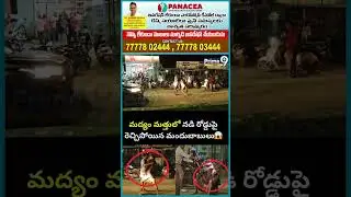 మద్యం మత్తులో నడి రోడ్డుపై రెచ్చిపోయిన మందుబాబులు..😱| Ananthapur Viral Video | Prime9 News