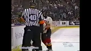 Stephane Matteau vs Shaun Van Allen Feb 20, 2003