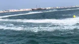 Old Doha Port Grand Prix Qatar Jet ski racing competition 👏👏💪🏻