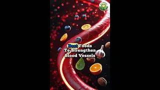 10 Best Foods to Strengthen Blood Vessels |Dr. ZT&rsquo;s Health Tips #shorts #bloodvesselhealth