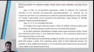 Diskret matematika va matematik mantiq Mavzu:  DNSHni_minimallashtirish