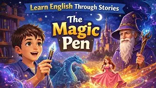 Learn English Through Stories - The Magic Pen | Improve English | Listening Skills | #learnenglish