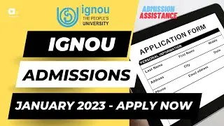 IGNOU Admission January 2023 |  How to Apply? | alamaaraa