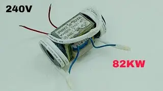 как сделать генератор свободной энергии мощностью 82 кВт в домашних условиях, работающий от сети,...