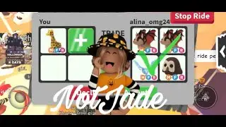 What people offer for FR giraffe, neon owl and neon frost in roblox adopt me || NotJade