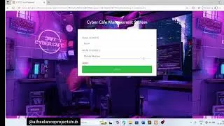🚀 Cyber Cafe Management System Project | PHP MySQL Final Year Project with Source Code 🔥