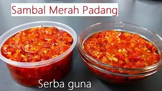 Resep sambal merah khas rumah makan Padang yang serba guna