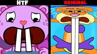 HAPPY TREE FRIENDS SPONGEBOB REFERENCES.