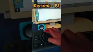 Create New Folder & Rename Folder Shortcut Keys.. 💻😎 #computer #folder#shortcutkeys