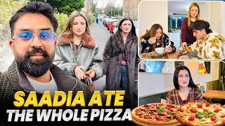 OMG! Emir STOLE Ayzel’s Food 😱😂 | Saadia ate the whole Pizza 🍕 | Mini Spa 🧖‍♀️ 