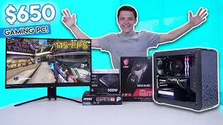 Epic $650 Gaming PC Build 2020! [Ryzen 3 3100 & RX5500 XT w/ Benchmarks!]