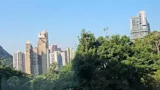 Going up to the Peak HK  