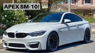 APEX SM-10 WHEELS FOR MY BMW M4! They Look Fantastic!