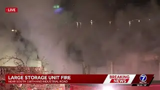 Large Storage Unit Fire