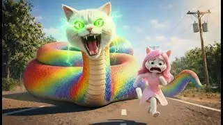 OMG😱 Kitten in Serious Danger! The Shocking Snake Encounter No One Expected 🐱⚠️| MiMi Cat Story