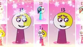 Numberblocks Meet Sprunki! 🔢 Singing Numbers 5-18 Incredibox Mod #christmas #noel 