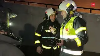Incendio de garaje en Av Franscisco Guerrero. San Sebastián de los Reyes