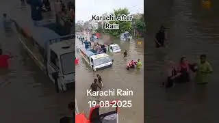 #Karachi after #Rain #Rainfall #torrentialrain on 19-08-2025