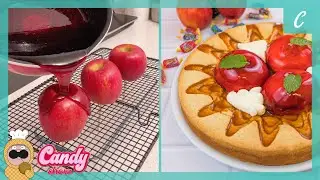 A candy apple pie with a sugar cookie crust #CANDYSHOW