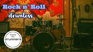 Filthy Rock n' Roll Drumless Backing Track // Bluesy Rock for Drums // with Metronome & Changes