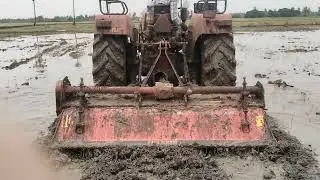 Demo Special paddy rotavator 60 Blades Contact number 6281255575.