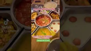 Round revolving dining buffet set, Japanese stainless steel buffet bowl 🥣🍜 made by Malaysia hot 🔥