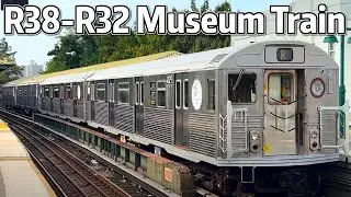 ⁴ᴷ⁶⁰ R38-R32 Museum Train at the 2023 Parade of Trains