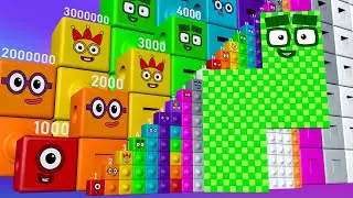 Numberblocks Step Squad Puzzle 400 40,000 to 20,000,000 BILLION BIGGEST Numberblocks Song