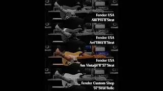 『Fender Strat』 Am Pro II vs Am Ultra II vs AV II '57 vs Custom Shop '57 I The Beatles - Day Tripper