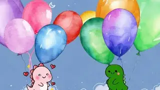 Dinosaur balloon song | song for kids & toddler | Boo Boo Club