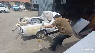 Nissan 1400 bodyswap 10 paint disaster