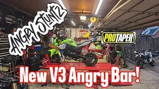 Angry Stuntz V3 Angry bar install on my SF Grom and upper fairing bracket replacement