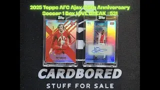 2025 Topps AFC Ajax 125th Anniversary Soccer 1 Box LIVE BREAK #531