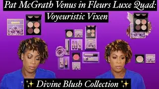 Pat McGrath Venus in Fleurs Luxe Quad: Voyeuristic Vixen | Swatches & Eyelook | Lady M Beauty
