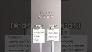 Apple Pencilの進化#shorts